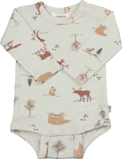 Joha Wood Animals Merino Ull Body Beige (90 / 1,5 2 år)