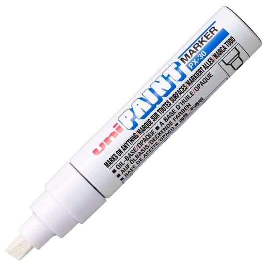 Uni Paint Marker PX-30 White 12-pakke Uni Paint Marker PX-30 White 12-pakke
