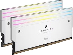 Corsair Dominator Titanium RGB DDR5 6600MHz 32GB hvit
