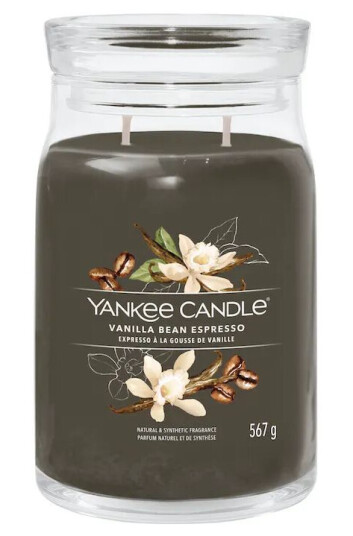 Yankee Candle Signature Large Vanilla Bean Espresso 567 g Duftlys