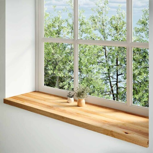  2 Stk Lysebrun 140x40x2cm Heltre Eik
