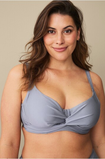 Ellos Plus Collection Shira Bikini BH med bøyler Blå