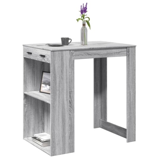  Barbord grå sonoma eik 102x70x103,5 cm konstruert tre 8721158401618
