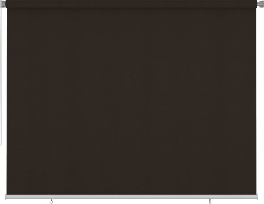 vidaXL Utendørs rullegardin 305 (B) x 230 (H) cm brun HDPE