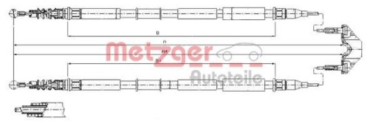 Bremsewire METZGER 11.5867