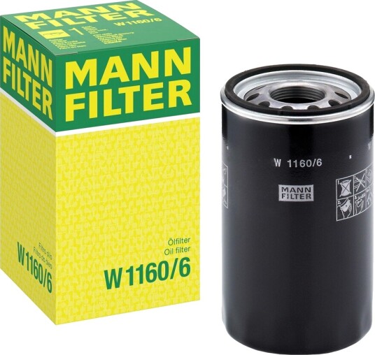 Filter, arbeidshydraulikk MANN-FILTER W 1160/6