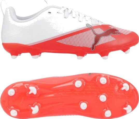 PUMA Ultra 7 Play Fg/ag The Arrival   Ultra Red/PUMA Svart/PUMA White Barn størrelse 38½