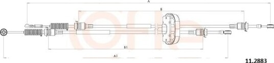 Kabel, girmekanisme COFLE 11.2883