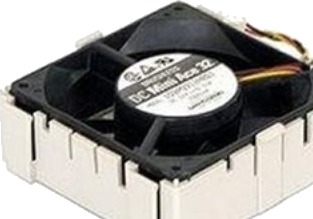 Supermicro Fan W/ Housing Vifte 8cm 7000 Rpm 53.5 Db 72.5 Cfm Beige Sort