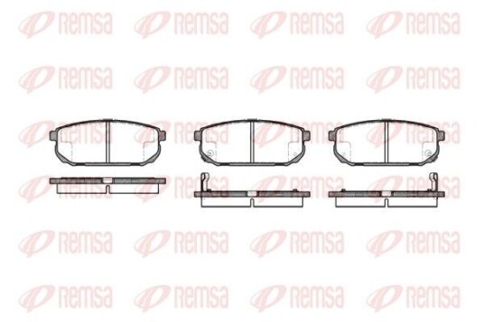 Bremseklosser REMSA 1042.02 Bremseklosser REMSA 1042.02