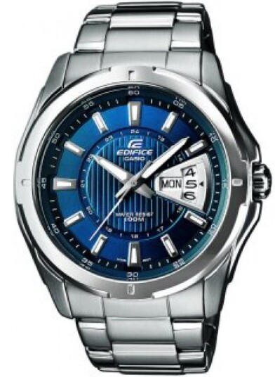 Casio Herreklokke EF 129D 2AVEF Edifice Blå/Stål Ø44.8 mm