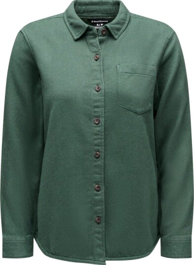 Black Diamond Women"s Project Flannel Shirt Laurel Green L