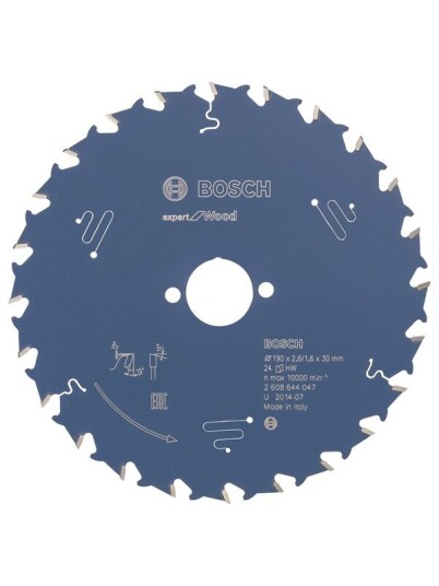 Bosch Sirkelsagblad Expert for Wood 190 x 30 x 2,6 mm, 24