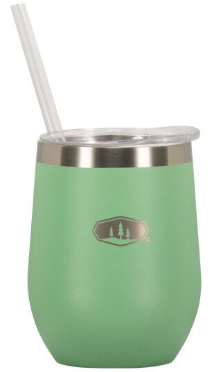 GSI Outdoors Glacier Ss Tumbler, termokopp med lokk og suger?r 355 ml Peppermint