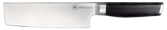 Brusletto Hakke/Grønnsakskniv, 16 cm, svart