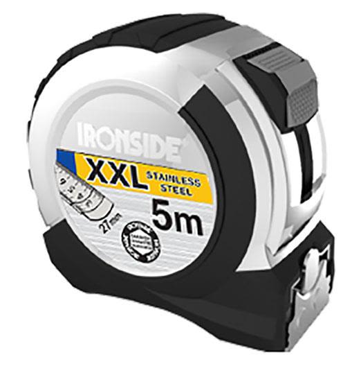 Ironside 100701 Målebånd 5 m x 27 mm rustfritt