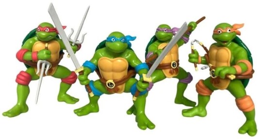Turtles Figursett 9 cm Turtles Figursett 9 cm