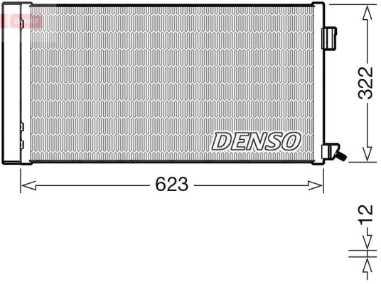 Kondensator DENSO DCN11010 Kondensator DENSO DCN11010