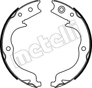 Bremseskosett håndbrems METELLI 53 0268 Bremseskosett håndbrems METELLI 53 0268