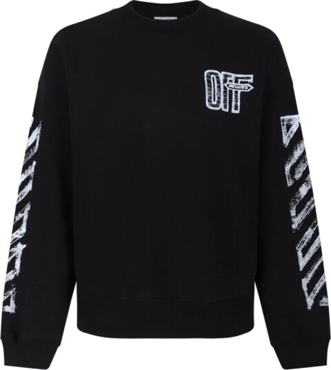 Off White Herre Gensere & Hettegensere Svart M,