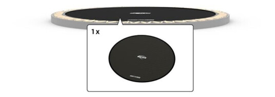 BERG Toys Airflow Pro 380 Hoppematte Rund Hoppeduk For Twinspring Fjærer 380 cm dia