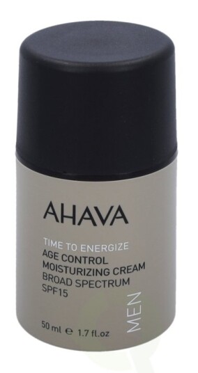 Ahava Men T.T.E. Moisturizing Cream SPF15 50 ml - Anti-Aging Dagkrem for Tørr og Moden Hud