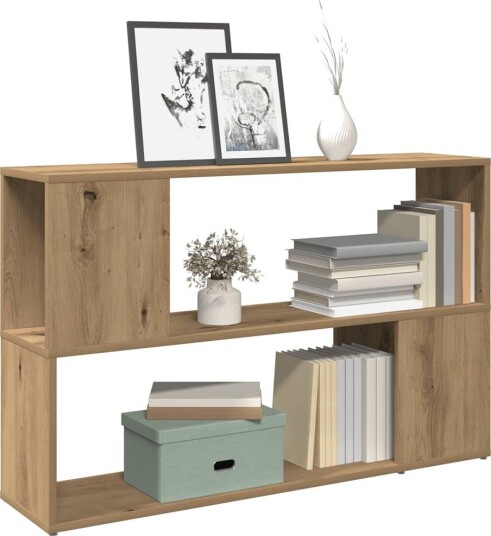 Bokhylle artisan eik 100x24x63 cm konstruert tre