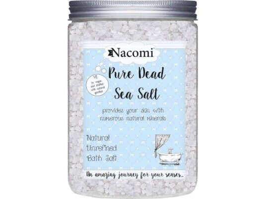 Nacomi Pure Dødehavssalt Badesalt Med Dødehavsmineraler 1400G