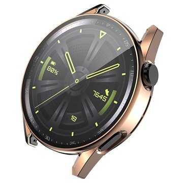 Enkay Huawei Watch GT 3 Deksel med Herdet Glass - 42mm - Roségull