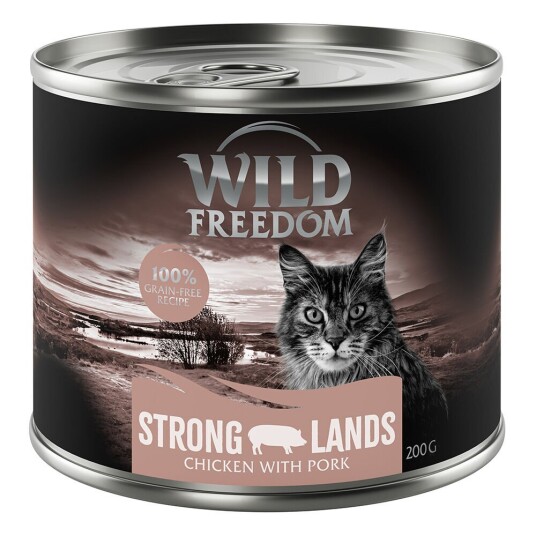 Wild Freedom Adult 6 X 200 G Strong Lands Kylling Med Gris