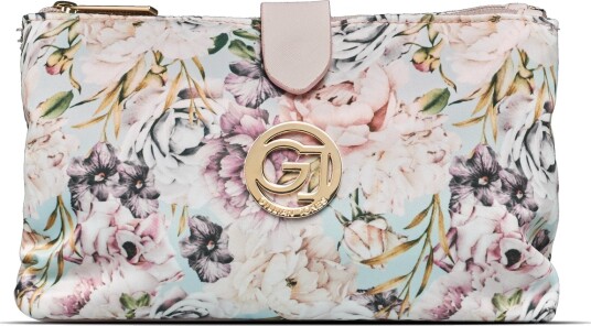 Gillian Jones THE WEEKENDER Makeup purse Rose flowerprint
