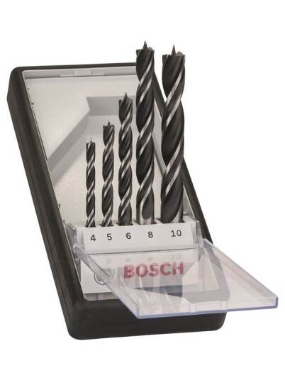 Bosch Robust Line 5-delers Trespiralbor-sett for Tre 4-10 mm