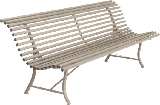 Fermob - Louisiane Bench 200 Cm Nutmeg 14 - Hagebenker - Beige - Metall