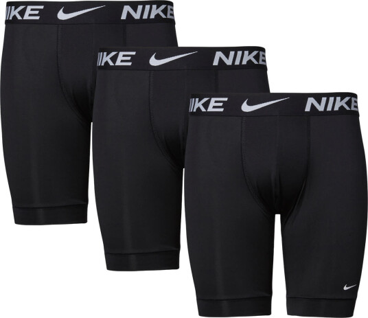 Nike Underwear Boxershorts Dri FIT Essential Micro Boxr Brief Long 3 pack Svart Nike Underwear Boxershorts Dri FIT Essential Micro Boxr Brief Long 3 pack Svart