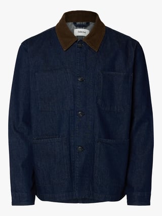 Selected Homme Regular Landon Rinse Denim Jacket Denim XXL