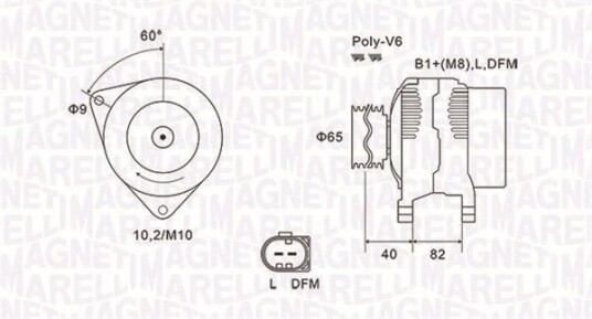 Dynamo MAGNETI MARELLI 063731746010