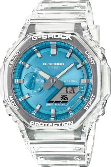 Casio Herreklokke GA 2100BM 7A2ER G Shock Blå/Resinplast Ø45.4 mm Casio Herreklokke GA 2100BM 7A2ER G Shock Blå/Resinplast Ø45.4 mm