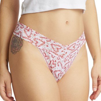 Hanky Panky Truser Printed Original Rise Thong Hvit M?nster nylon One Size Dame Hanky Panky Truser Printed Original Rise Thong Hvit M?nster nylon One Size Dame