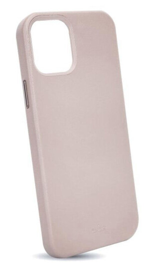 Puro iPhone 12 / 12 Pro Puro Deksel - Sky Leather Look - Rosa