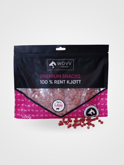 Wovv 100 % Lam Små Biter 400 G
