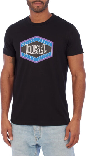 Diesel Herre Topper Svart L,