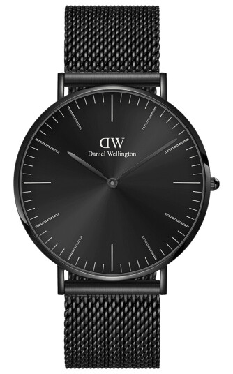 Daniel Wellington DW Klokke Classic Mesh Onyx Black 40mm Black Daniel Wellington DW Klokke Classic Mesh Onyx Black 40mm Black
