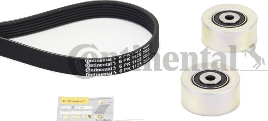 Kileremsett CONTITECH 6PK1125K1 Kileremsett CONTITECH 6PK1125K1
