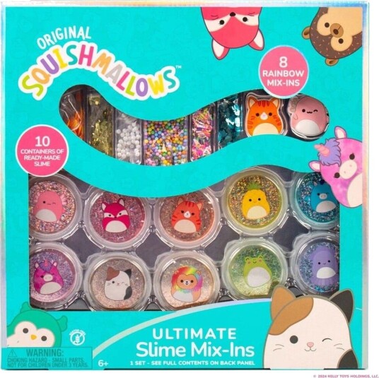 Squishmallows Ultimate Slim-sett 6+ År 10 Deler
