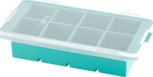 Lékué XL isform med lokk for 8 store isbiter turkis Lékué XL isform med lokk for 8 store isbiter turkis