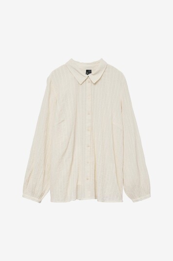 Vero Moda Curve   Skjorte vmcFloretta L/S   Grå
