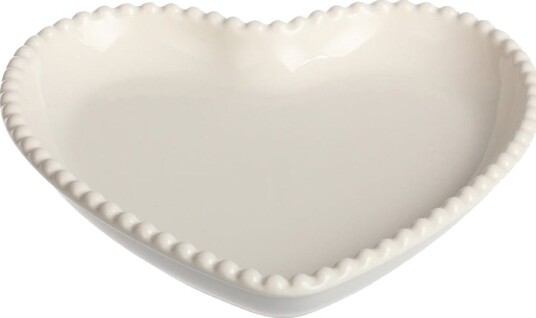 Seasons Love Collection Tallerken Hjerte 20cm krem