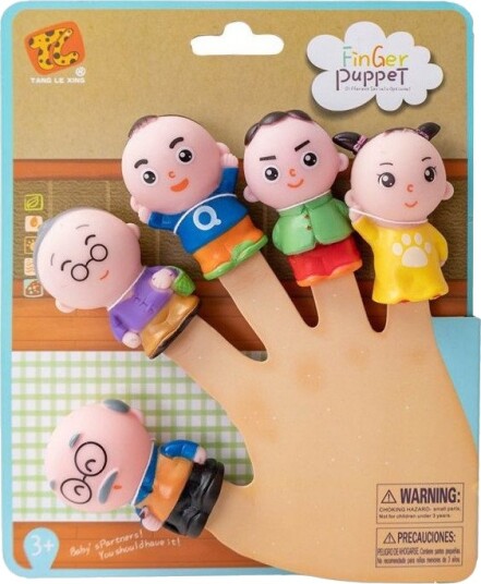 Askato Fingerdukker Familie 5 stk