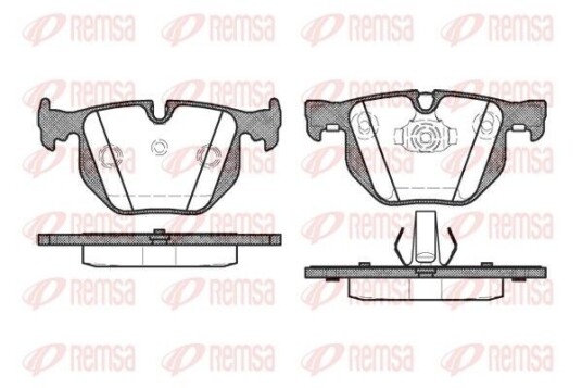 Bremseklosser REMSA 0381.40 Bremseklosser REMSA 0381.40
