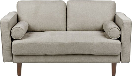 Babur Sofa 2 seter Taupe/Mørkt tre